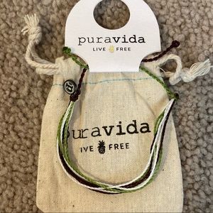 Pura Vida Green & Purple Bracelet